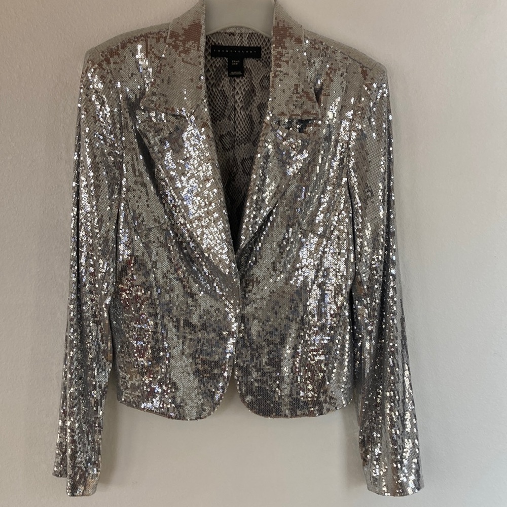 Twentycluny sparkly crop jacket
